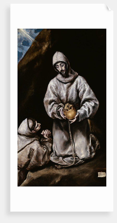 Saint Francis and Brother Leo in Meditation by El Greco