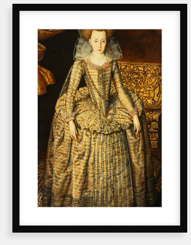 Portrait of Queen Elizabeth of Bohemia by Robert Peake the Elder