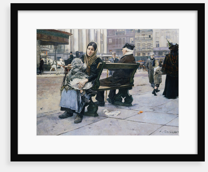 The Boulevard, Brussels by Franz Gailliard