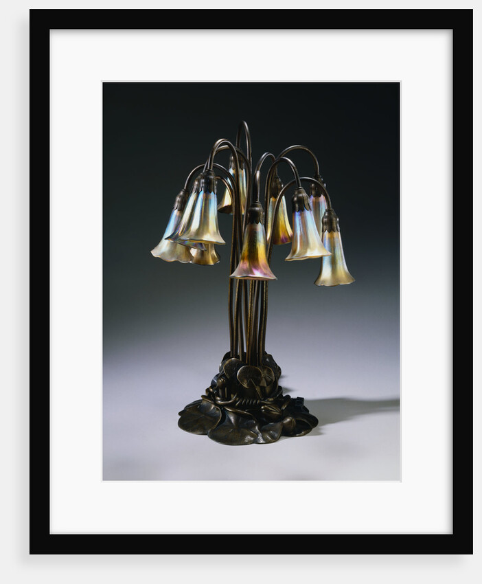 Tiffany Art Nouveau Favrile Glass "Lily" Lamp by Anonymous