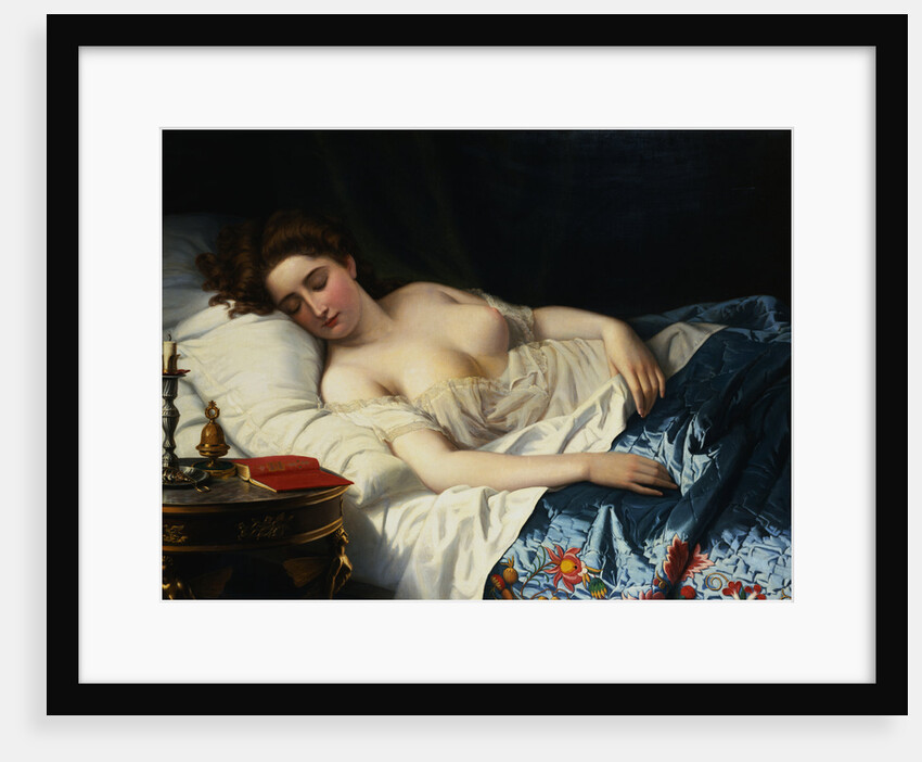 Painting of Imogen from Shakespeare's Cymbeline by Wilhelm Ferdinand Souchon
