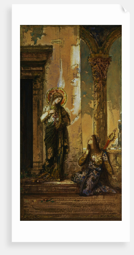 The Saint and the Poet by Gustave Moreau