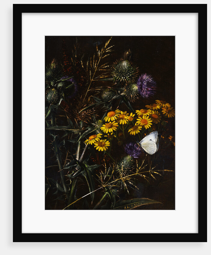 Thistles and Daisies by Johan Laurentz Jensen