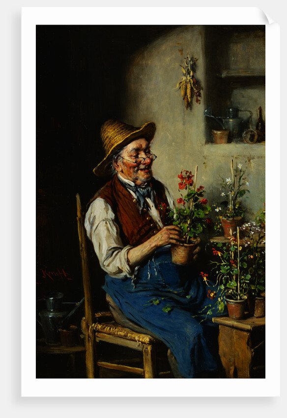 The Flower Grower by Hermann Kern