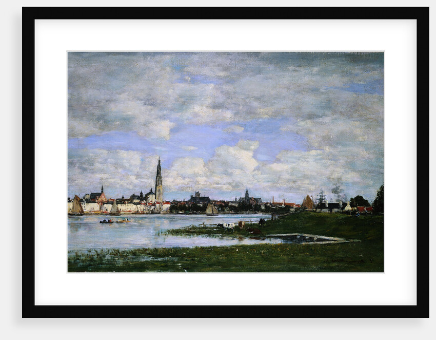 View of Antwerp Taken From the Border of Flanders by Eugene Boudin
