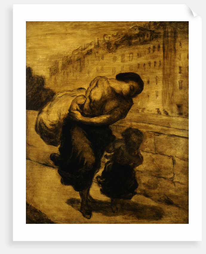 The Burden by Honore Daumier