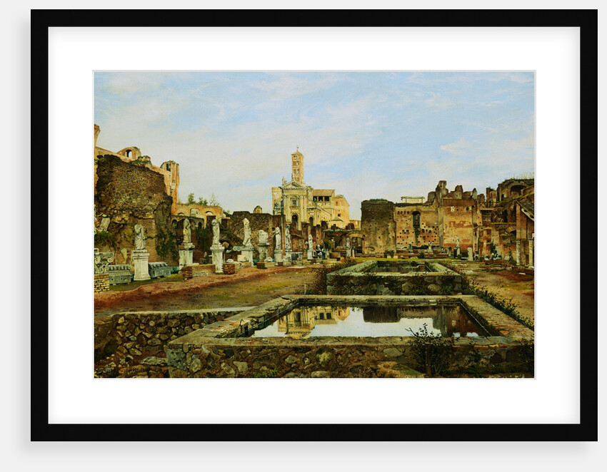The House of the Vestal Virgins, Rome by Josef Theodor Hansen