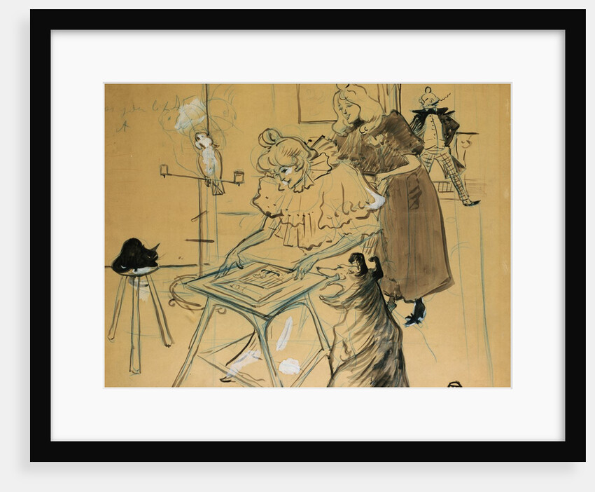 The Motograph (Mademoiselle Margouin) by Henri de Toulouse-Lautrec
