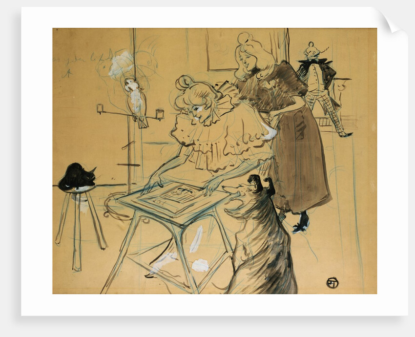 The Motograph (Mademoiselle Margouin) by Henri de Toulouse-Lautrec