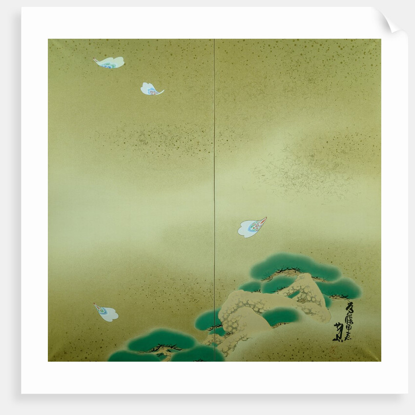 Hagoromo (Feather Robe) (2 of 2) by Kimura Buzan