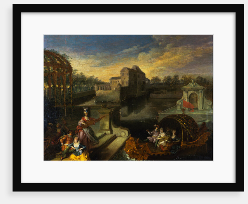 Spring: A Fete Champetre in a Water Garden by Antoine Watteau