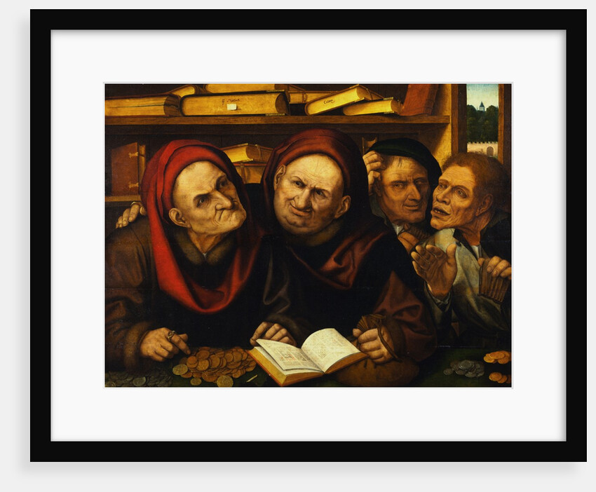Suppliants in the Office of Two Tax Collectors by Studio of Quentin Massys