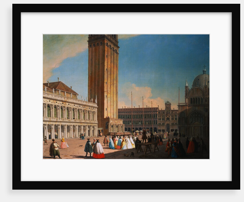 The Piazzetta, Venice Looking Northwest by Luca Carlevariis