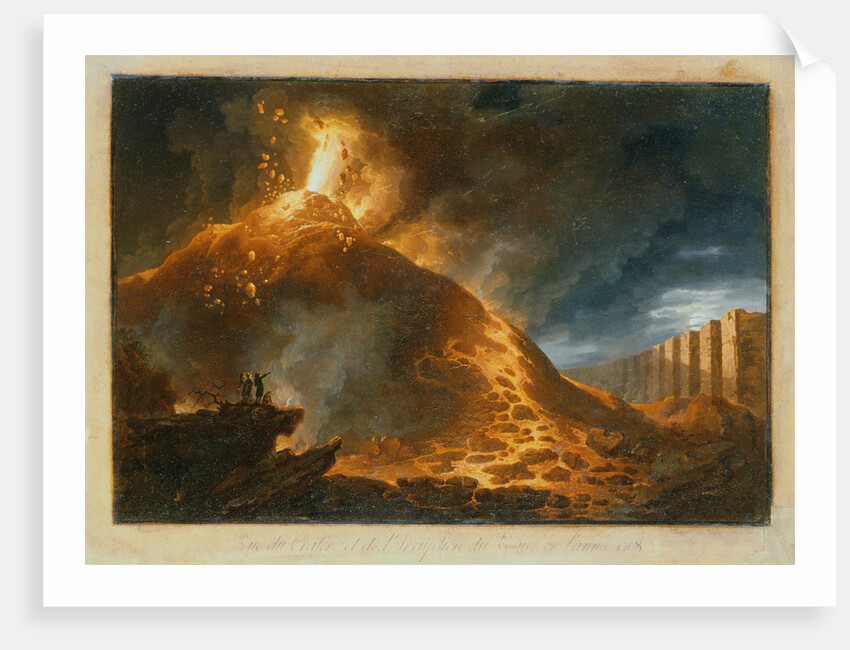 The Eruption of Vesuvius by Francesco Fidanza