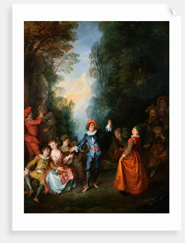 A Fete Champetre by Nicolas Lancret