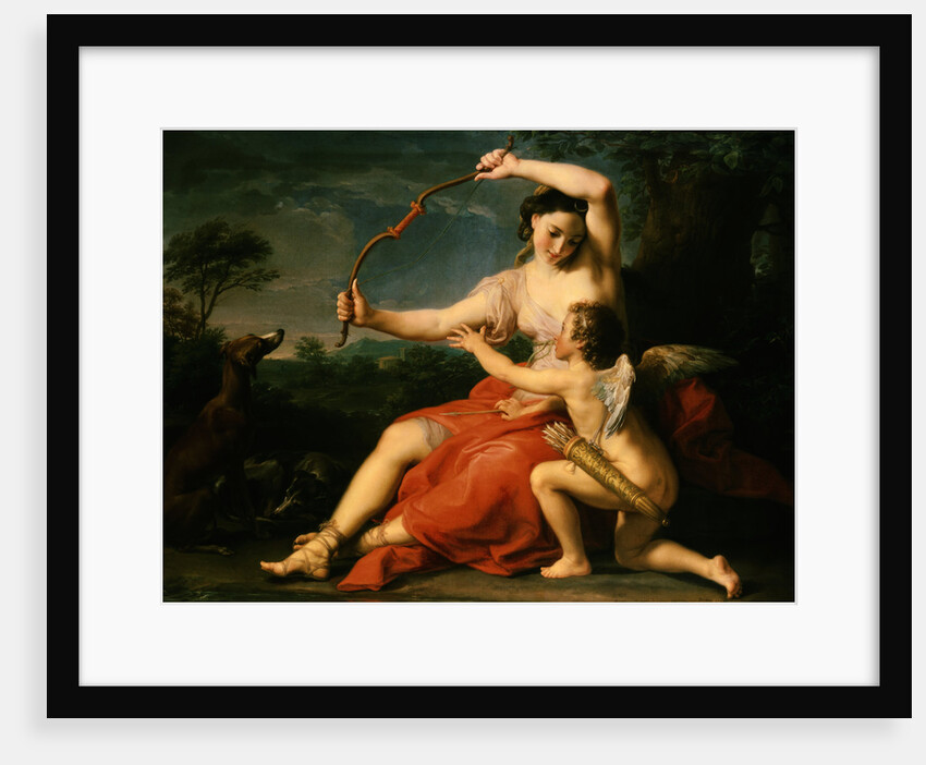 Diana Breaking Cupid's Bow by Pompeo Girolami Batoni
