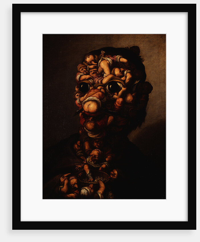 A Head Formed Out of Pygmies by Faustino Bocchi