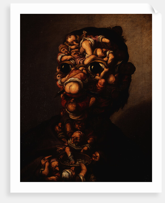 A Head Formed Out of Pygmies by Faustino Bocchi