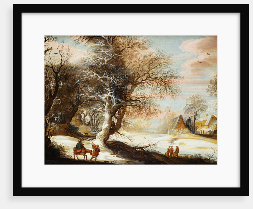 Winter Landscape with the Flight into Egypt by Gysbrecht Leytens