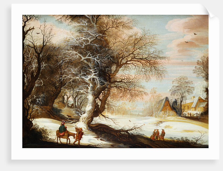 Winter Landscape with the Flight into Egypt by Gysbrecht Leytens