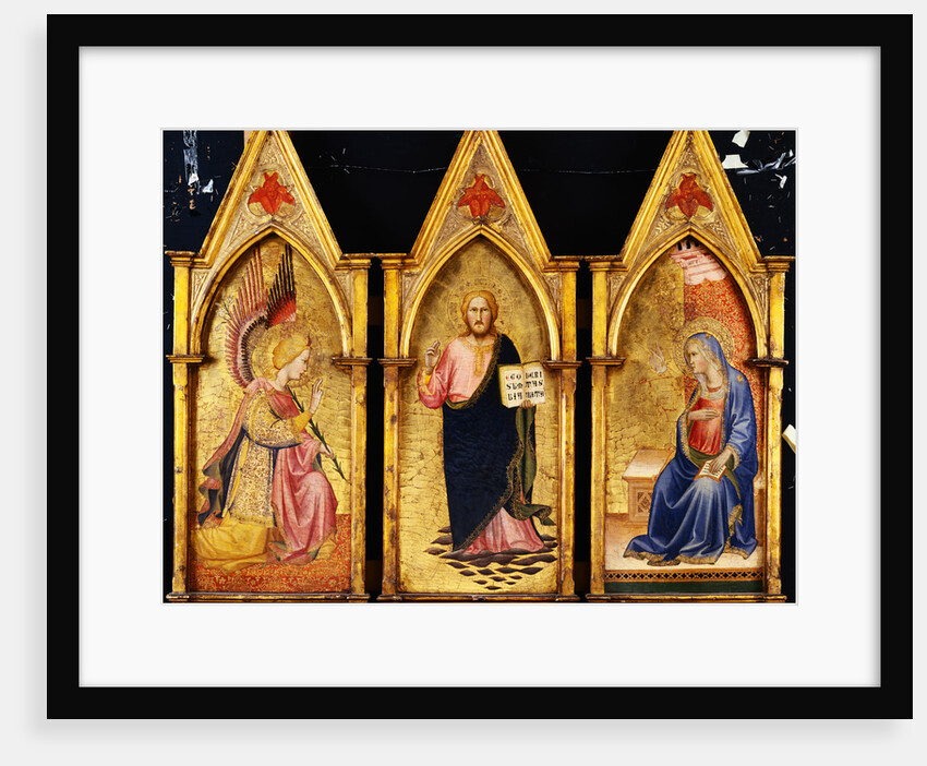 Christ the Redeemer, the Archangel Gabriel and the Virgin Annunciate by Agnolo Gaddi