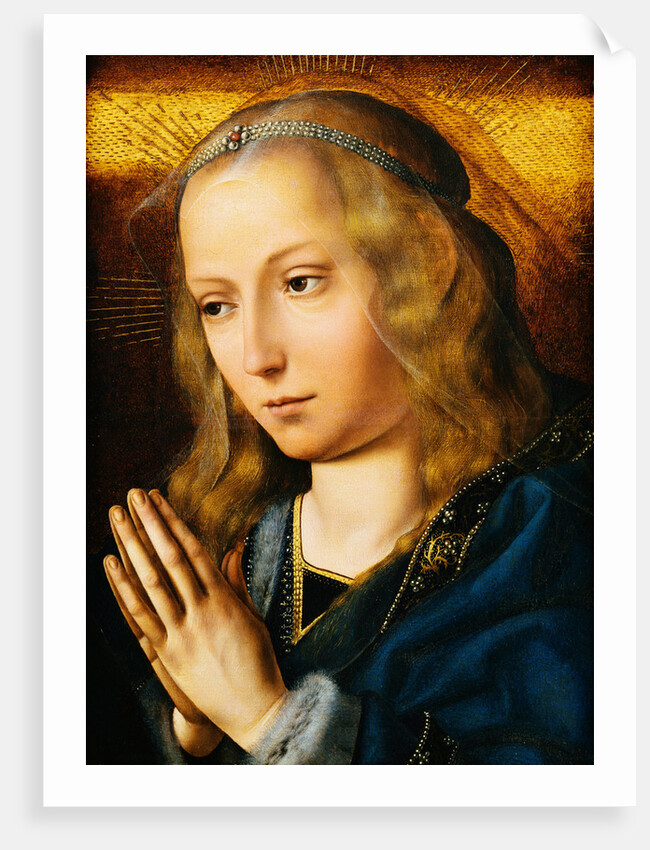 The Virgin at Prayer by Quentin Massys