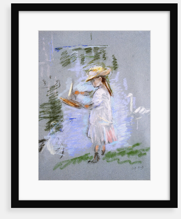 Julie in Pink at the Edge of the Lake by Berthe Morisot