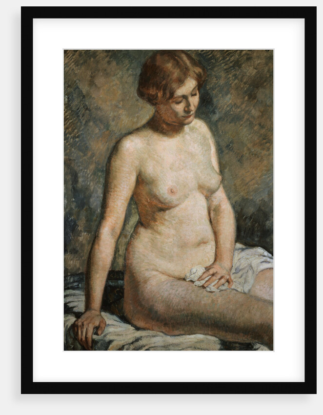 Seated Nude Woman by Theo van Rysselberghe