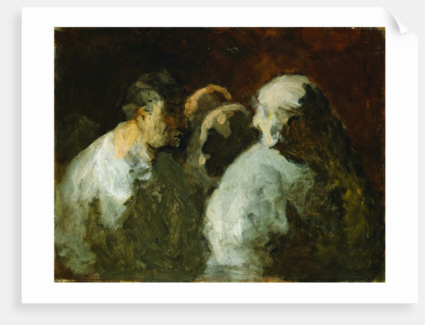 Four People by Honore Daumier