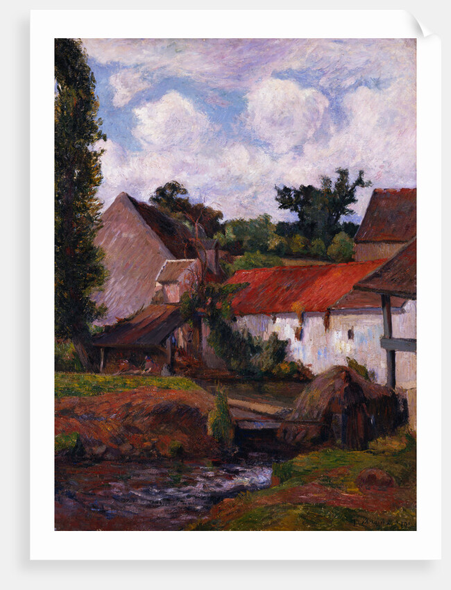 Farm at Osny by Paul Gauguin