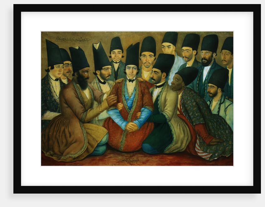 A Young Qajar Prince and His Entourage by Abu'l Hasan