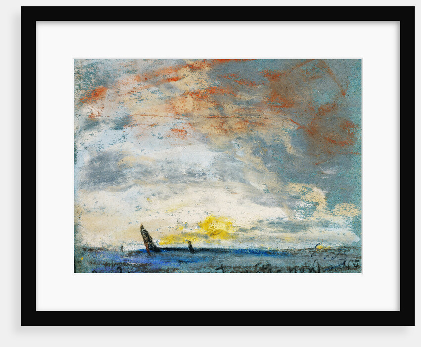 Le Treport By Eugene Boudin by Anonymous
