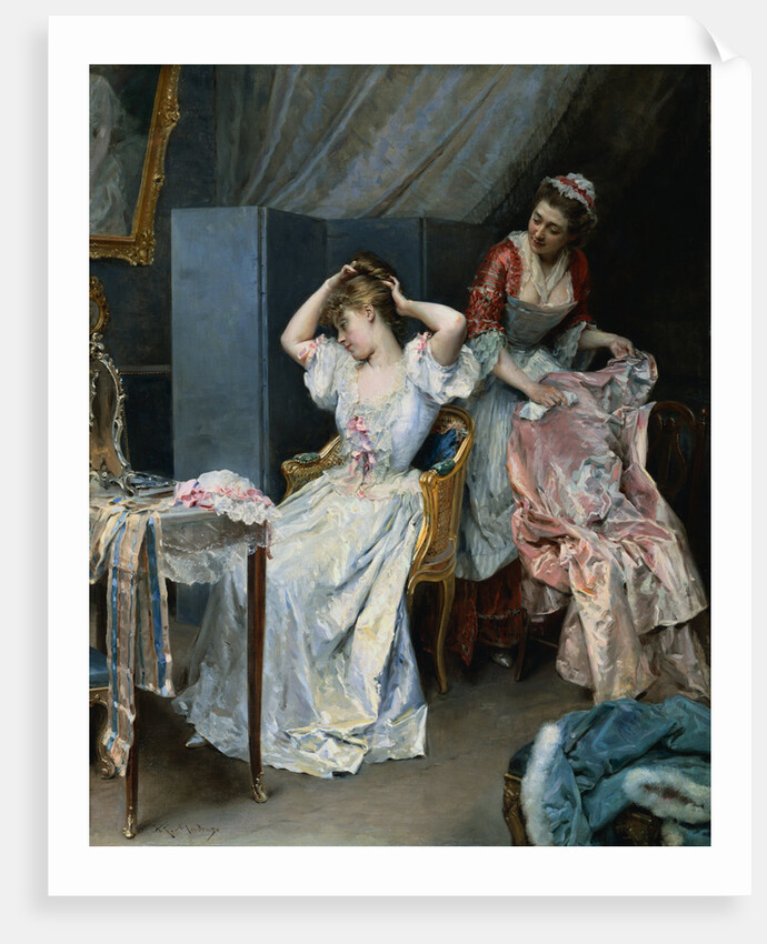 La Toilette by Raimundo de Madrazo y Garreta