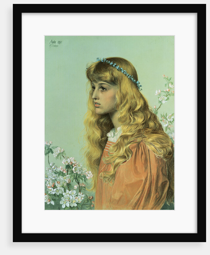 Adele: Portrait of Miss Adele Donaldson by Frederick Sandys