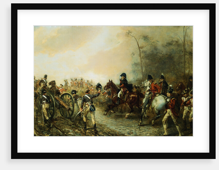 The Duke of Wellington on the Road to Quatre Bras by Robert Alexander Hillingford