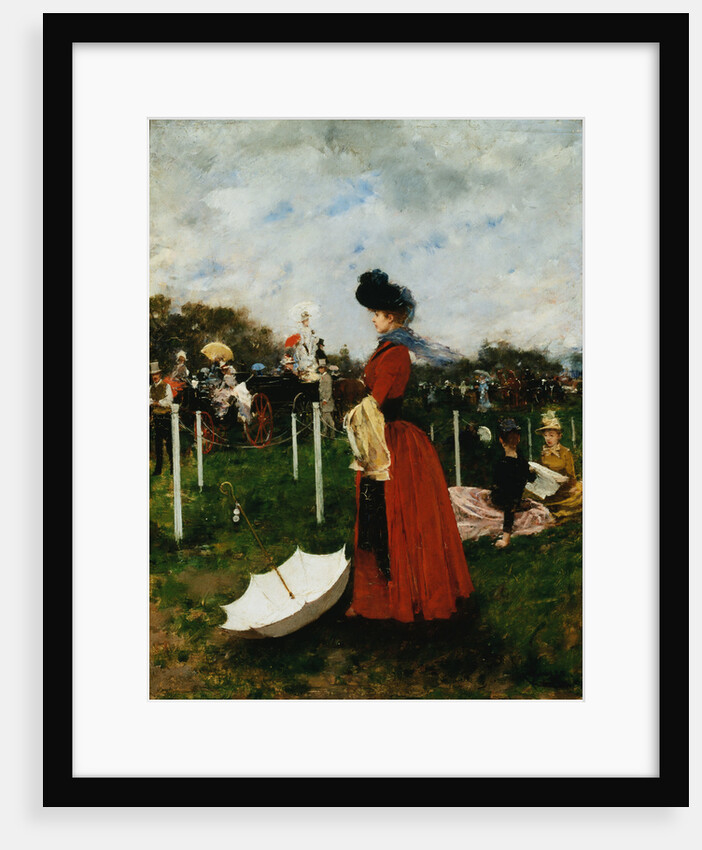At the Races (Parasol) by Francisco Miralles