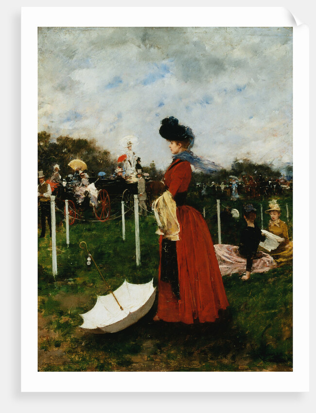 At the Races (Parasol) by Francisco Miralles
