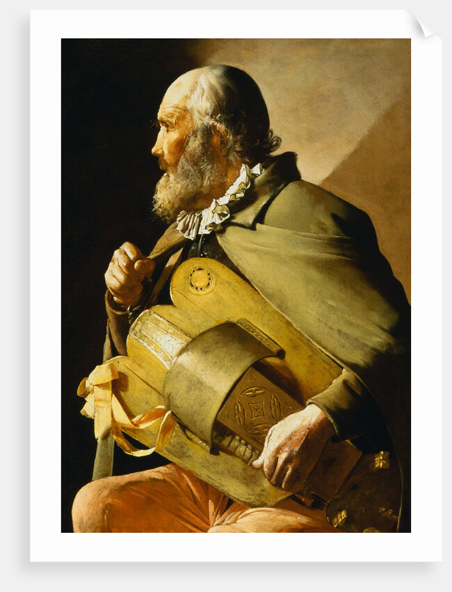 Hurdy-Gurdy Player by Georges de La Tour