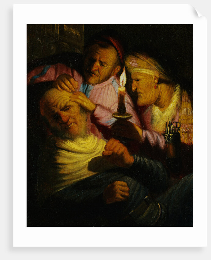 The Sense of Touch: The Stone Operation by Rembrandt Harmensz van Rijn