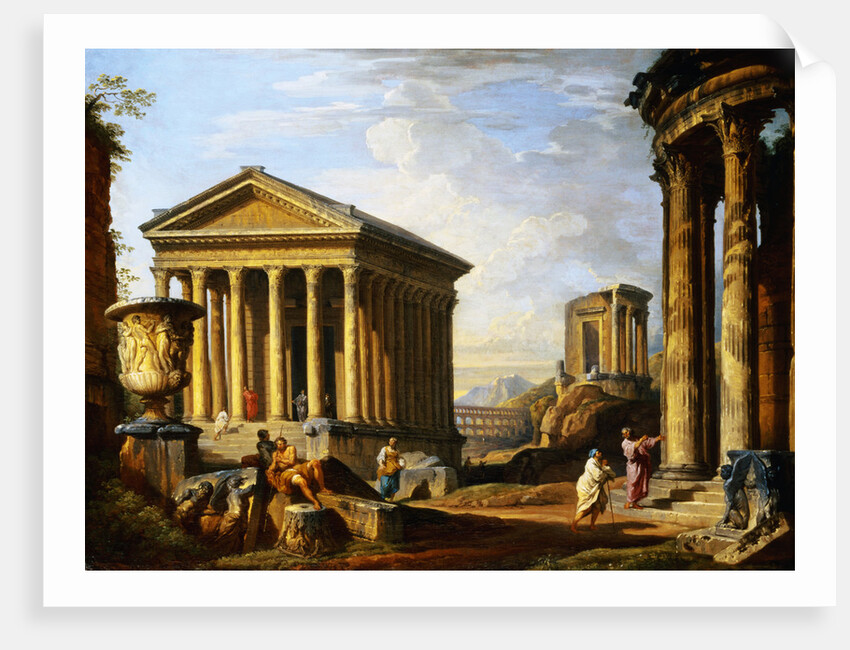 Capriccio of Classical Ruins by Giovanni Paolo