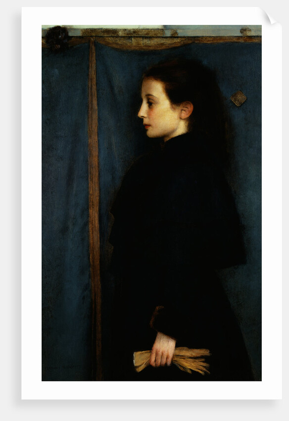 Portrait of Jeanne de Bauer by Fernand Khnopff