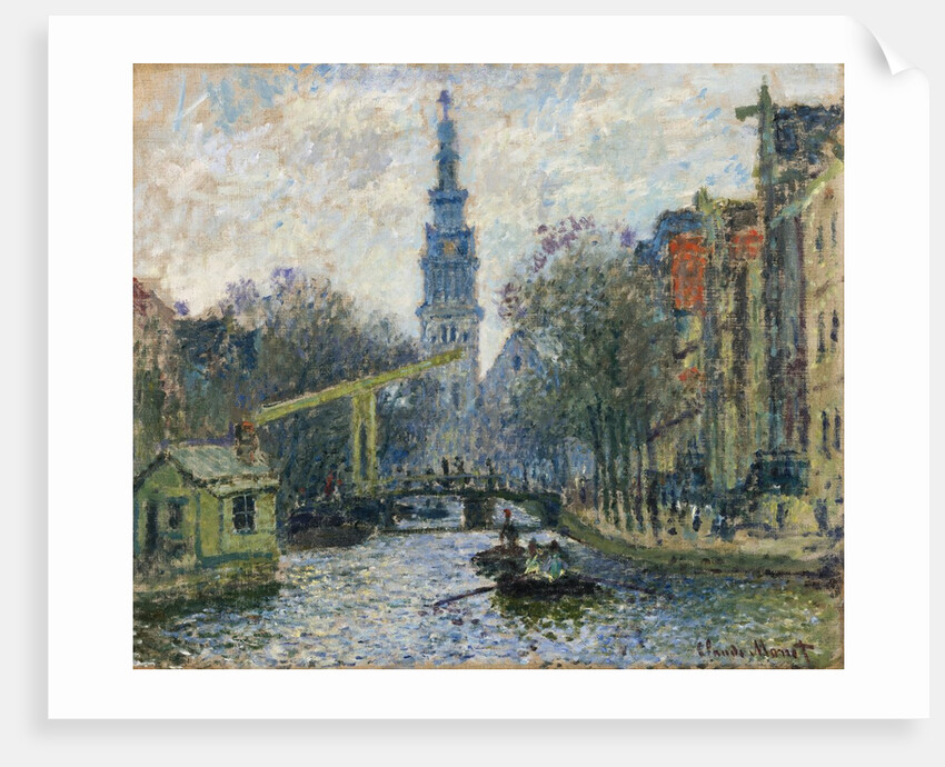 Canal, Amsterdam by Claude Monet