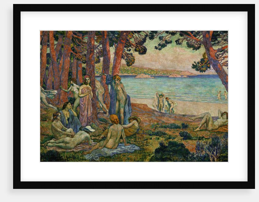 Bathers at the Edge of the Sea by Theo van Rysselberghe