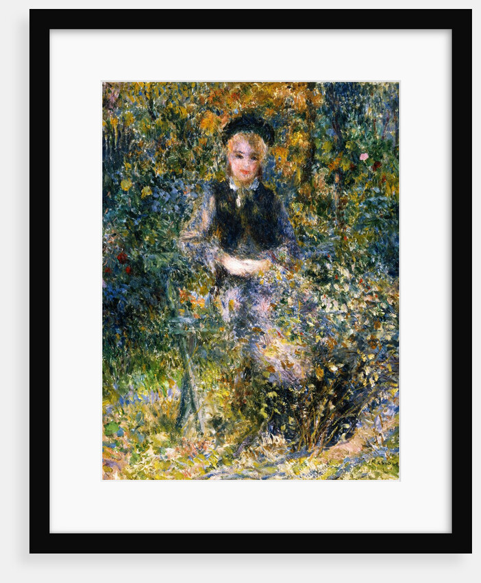 The Girl at the Bank by Pierre-August Renoir