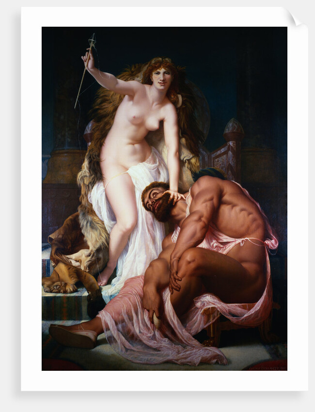 Hercules at the Feet of Omphale by Gustave Boulanger
