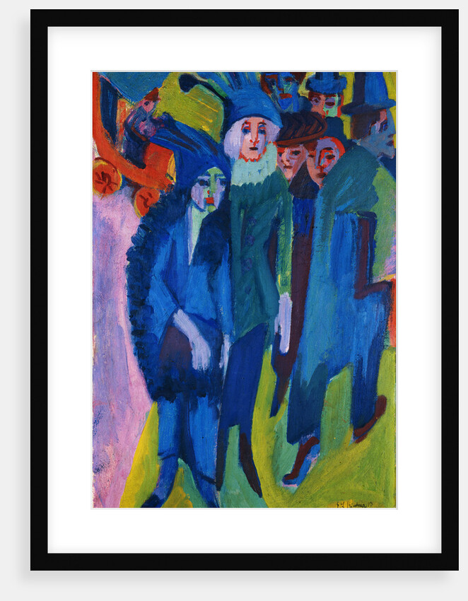 Road Scene by Ernst Ludwig Kirchner