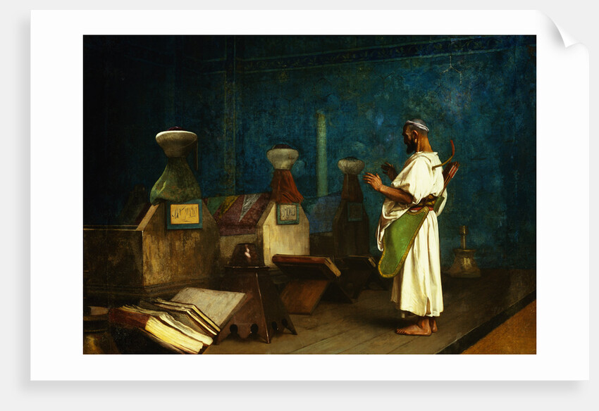 Prayer at the Sultan's Tomb by Jean Leon Gerome