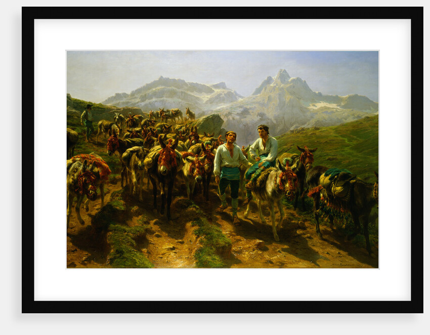 Spanish Muleteers Crossing the Pyrenees by Rosa Bonheur