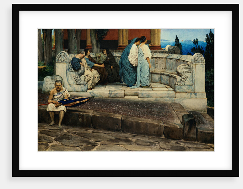 An Exedra by Lawrence Alma-Tadema
