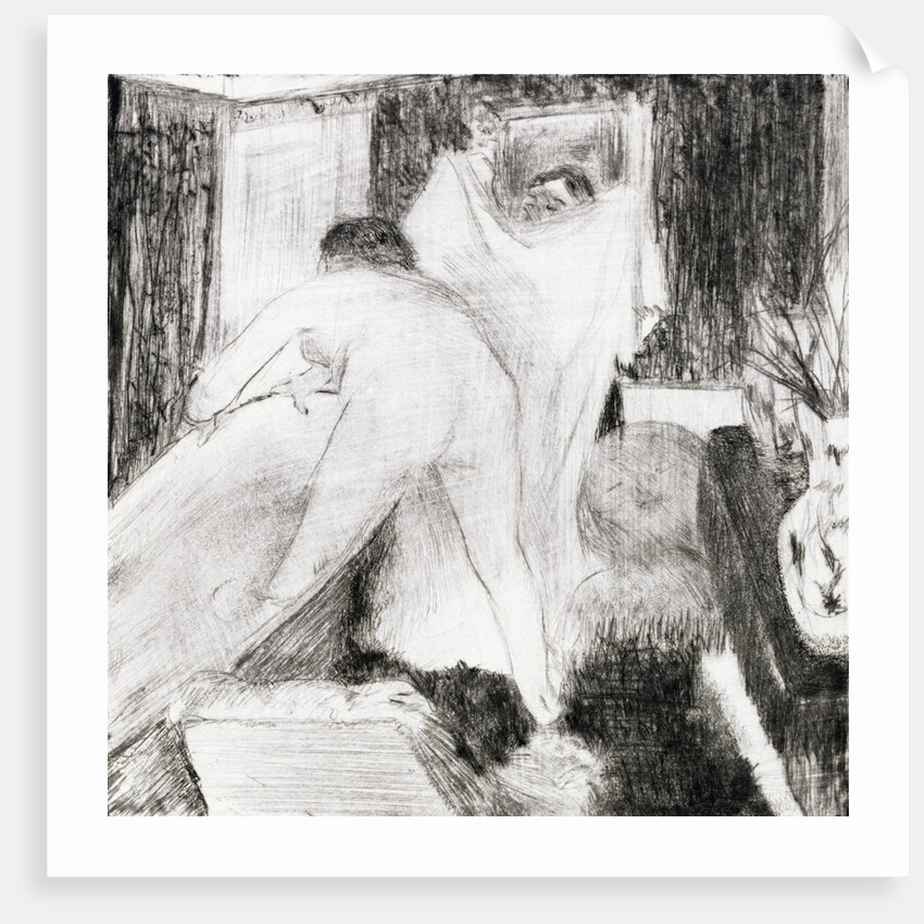 After the Bath by Edgar Degas